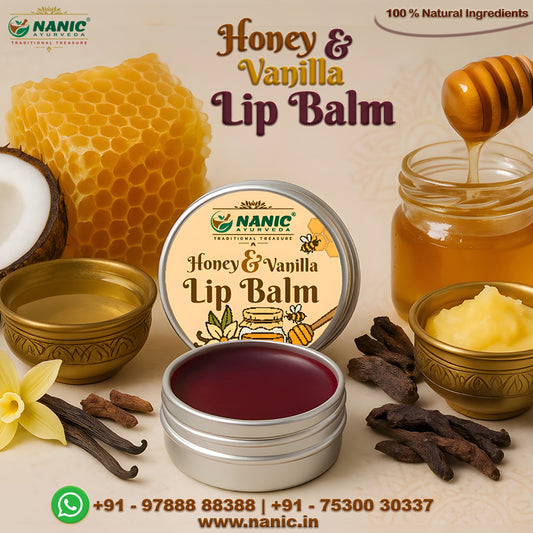 Honey & Vanilla Lip Balm